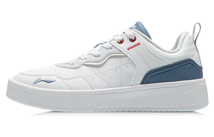 Li-Ning Li Ning Leather Coverage Slip Resistant, Abrasion Resistant, Lightweight, Breathable Low top Skateboard Shoes Men's