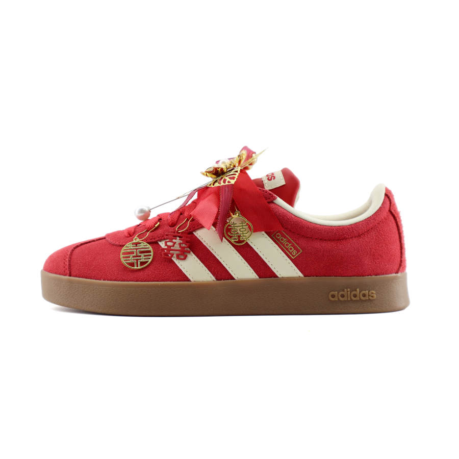 Adidas Adidas Vl Court Classic Wedding Shoes Abrasion Resistant, Lightweight, And Breathable Low top Skateboard Shoes Unisex