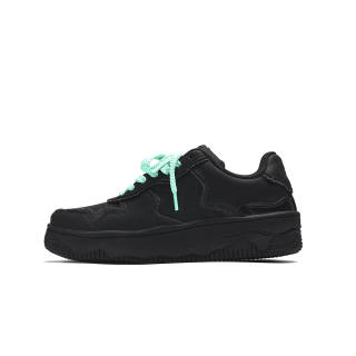 FANGSANHUO Slip Resistant Abrasion Resistant Low top Skateboard Shoes Unisex Black