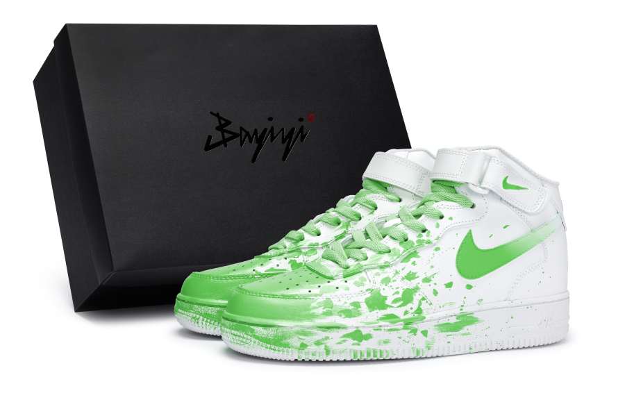 Nike Nike Air Force 1 Skateboard Shoes Women's Mid Top Green
