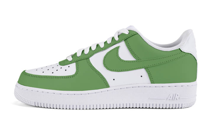 Nike Nike Air Force 1 Air Force 1 Green Apple Low top Skateboard Shoes Men's Light Green White