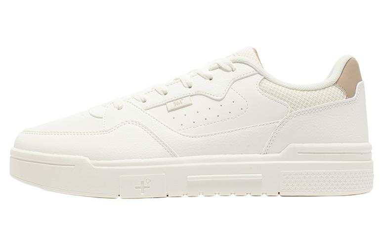 361° Slip Resistant Abrasion Resistant Low top Skateboard Shoes Men's White Umber