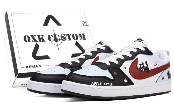 Nike Nike Court Borough Meow Fruit Adventure Box Synthetic Leather Abrasion Resistant Abrasion Resistant Low top