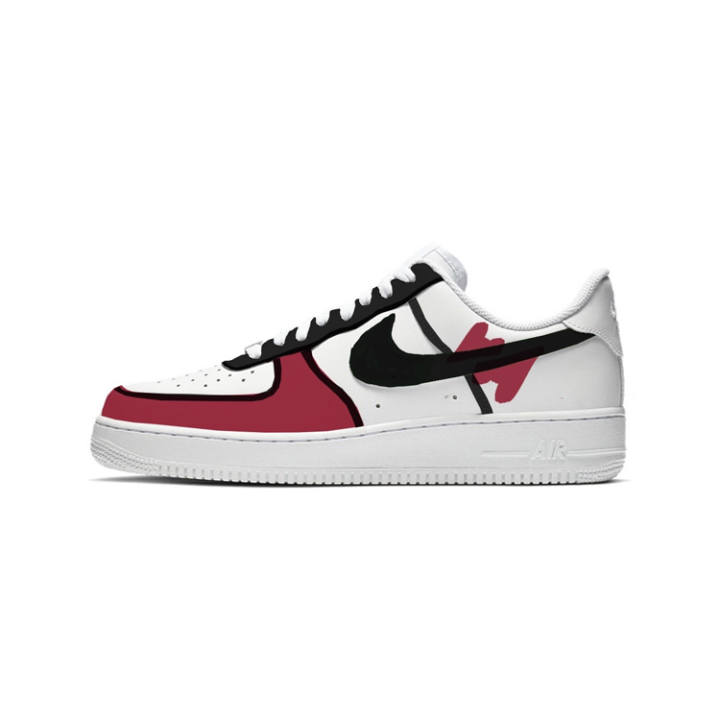 Nike Nike Air Force 1 Red Mist Low top Skateboard Shoes Women's