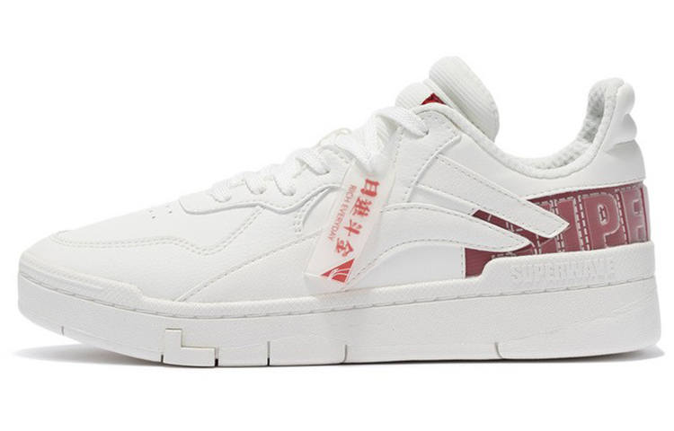 Li-Ning Li Ning Rijin Doujin Collection Skateboard Shoes Women's Low Top White/Red