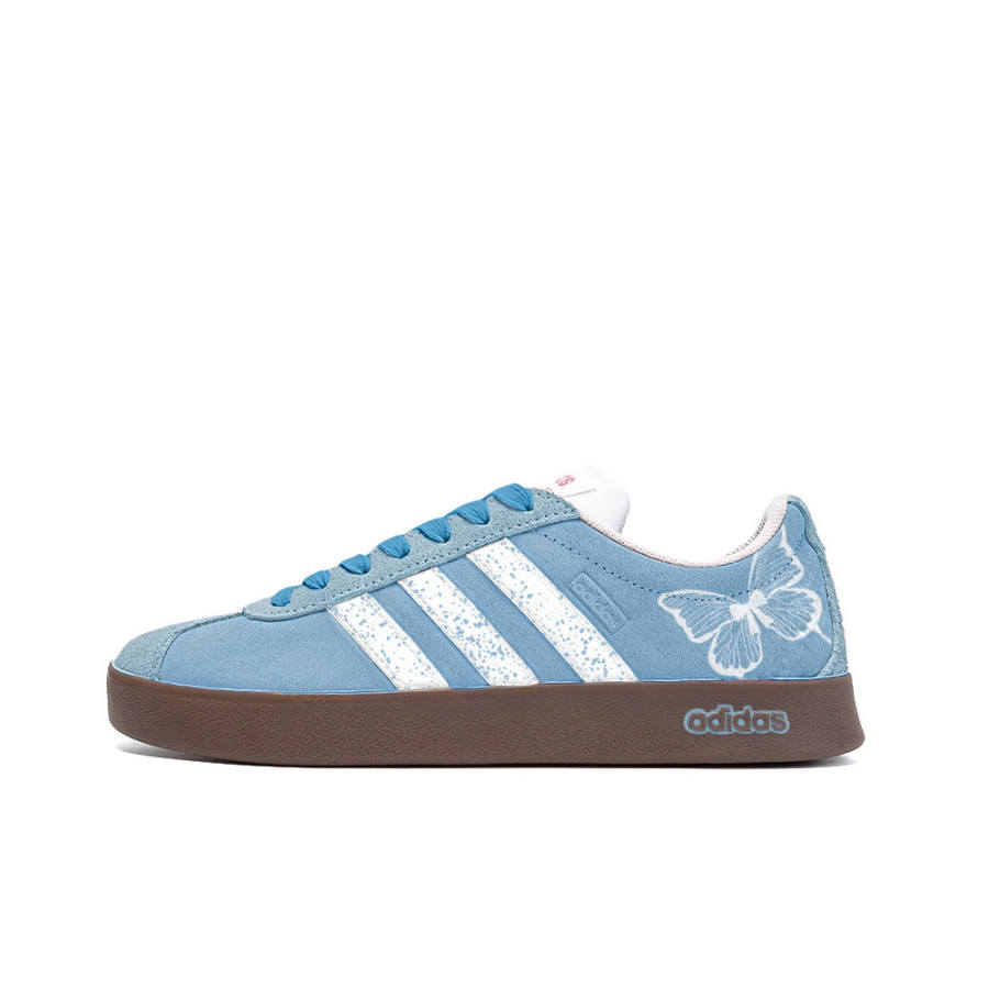 Adidas Neo Slip Resistant Abrasion Resistant Low top Skateboard Shoes Unisex Blue White