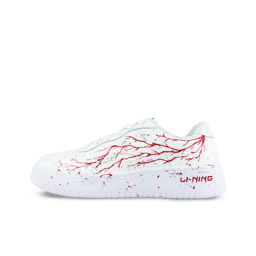 Li-Ning Li Ning Floating Boat Wear resistant And Lightweight Low top Skateboard Shoes Men's White