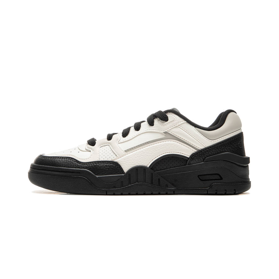 Li-Ning Li Ning Moon White 2.0 Slip Resistant Abrasion Resistant Cushioning Low top Skateboard Shoes Men's White