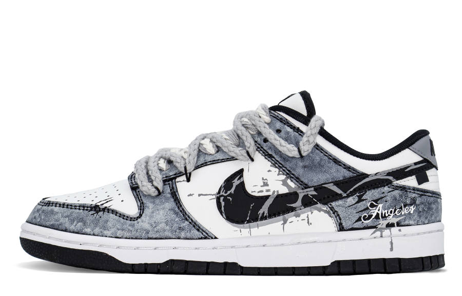 Nike Nike Dunk Shadow Slayer Pact MONE Manufacturing Low top Skateboard Shoes Unisex Black White