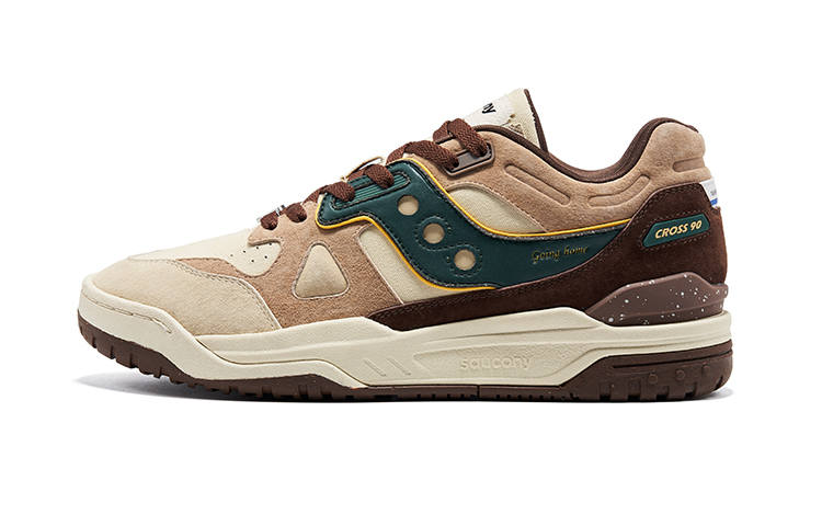 Saucony Cross 90 Low top Running Shoes Unisex Khaki Green