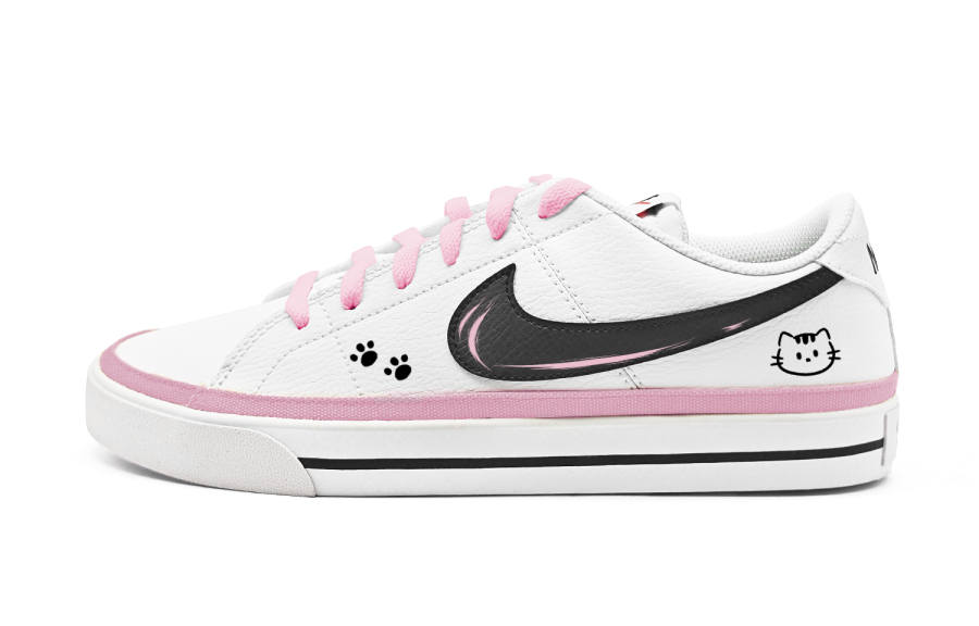 Nike Nike Court Legacy Meowth Seal Waterproof Abrasion Resistant Waterproof And Wear resistant Low top Skateboard Shoes