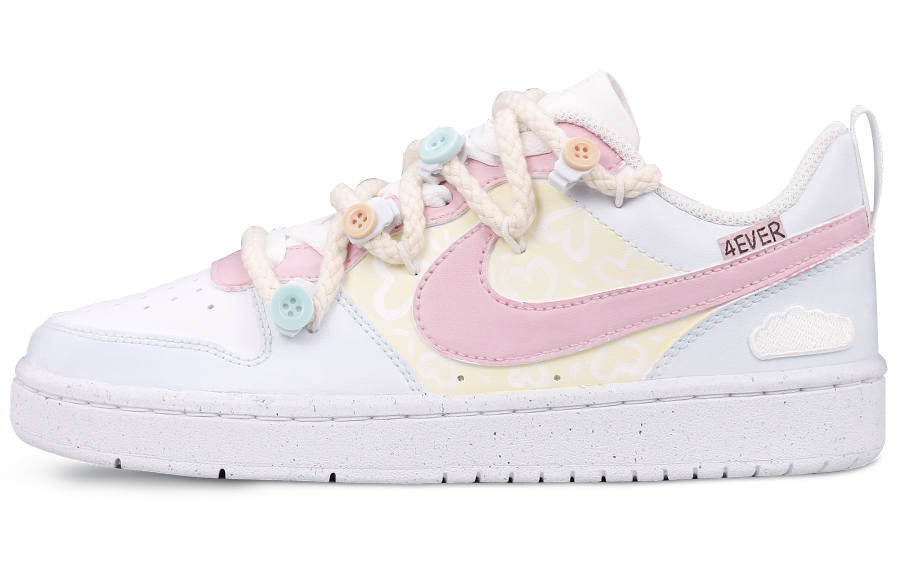 Nike Nike Court Borough Low top Skateboard Shoes GS Pink Blue