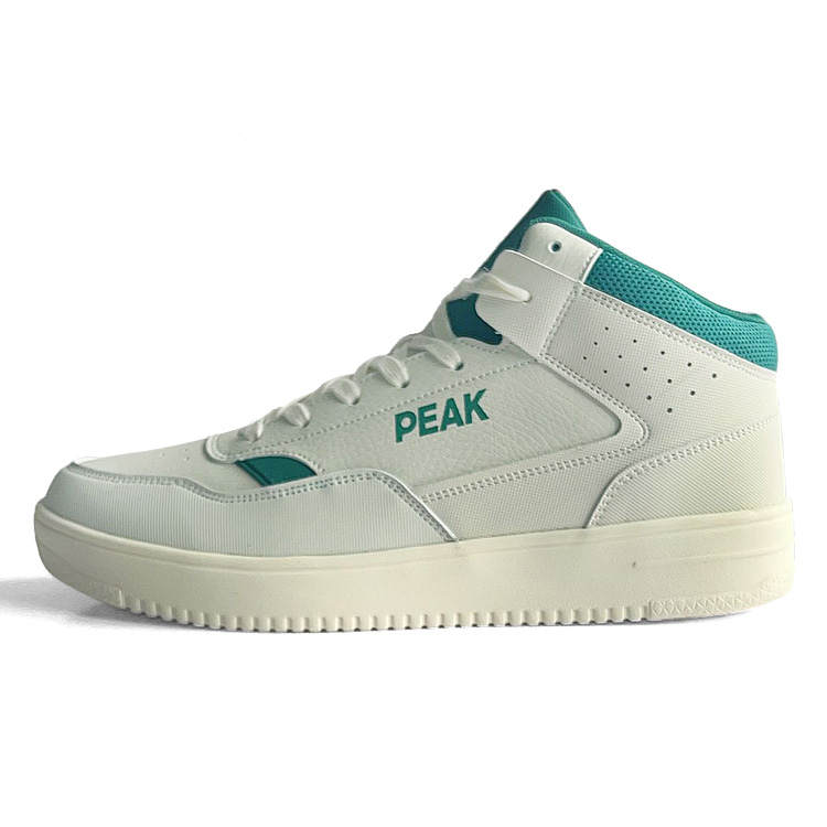 PEAK PEAK Classic Heritage Thermal Coverage Thermal Coverage Mid top Skateboard Shoes Men's Canvas White Green