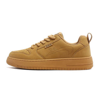 K-bird K bird Synthetic Leather Waterproof Lightweight Low top Skateboard Shoes Men's Wheat