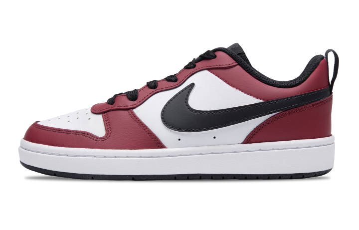 Nike Nike Court Borough Ruby Slip Resistant Lightweight Low top Skateboard Shoes GS Red White Black