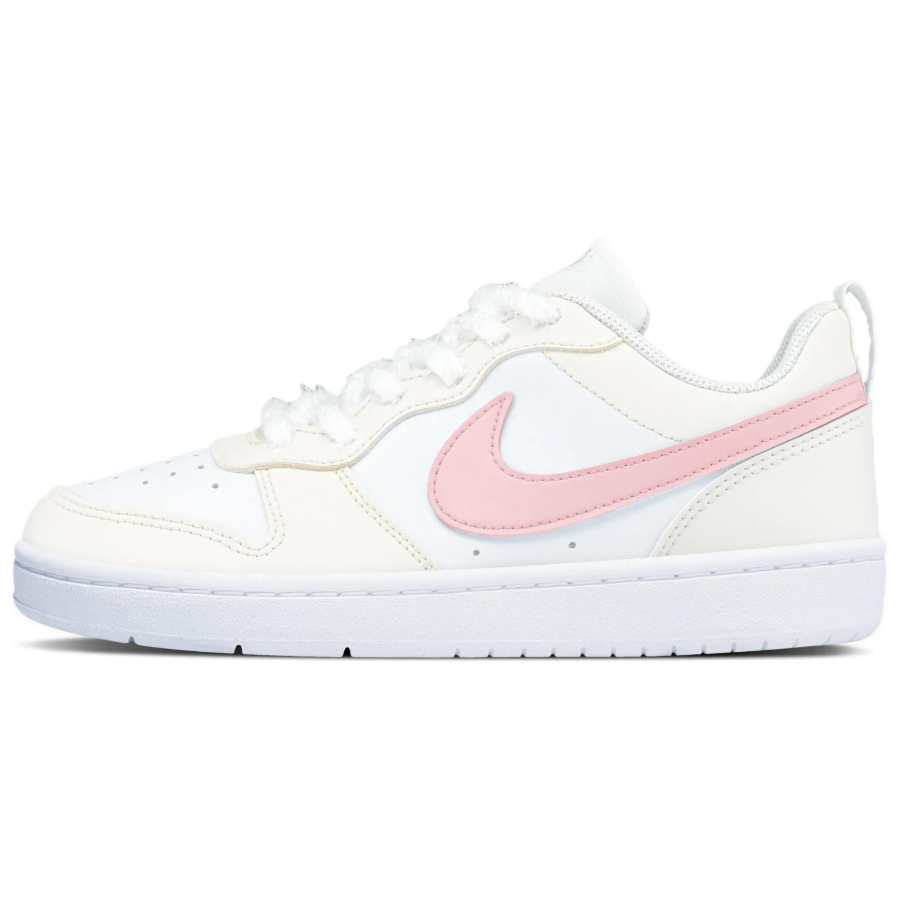 Nike Nike Court Borough Slip Resistant Lightweight Non slip Lightweight Low top Skateboard Shoes Women's Ivory