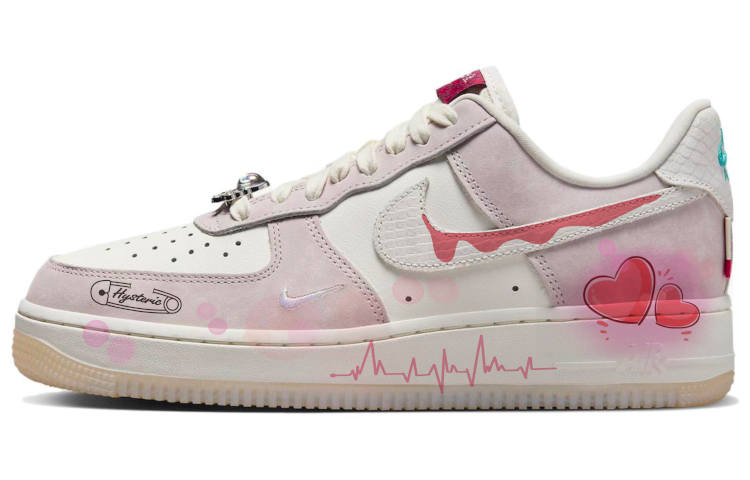 Nike Nike Air Force 1 Low top Skateboard Shoes Women's White Purple