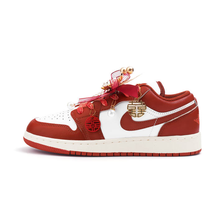 Jordan Jordan Air Jordan 1 Low top Skateboard Shoes Women's Red