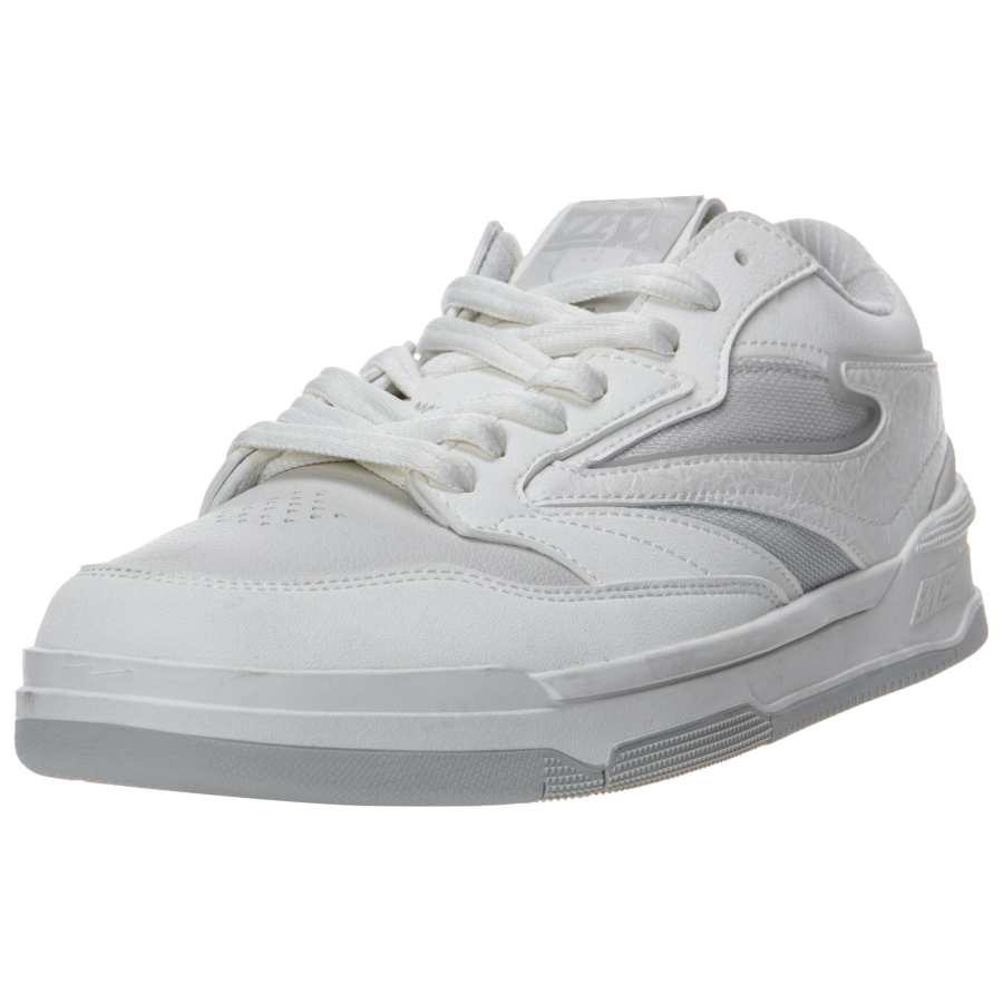 Erke No Pair Cushioning, Wear Resistant Low top Skateboard Shoes Men's Gray White