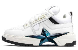 PENTAGONAL HEART Five Pointed Star Heart, Star Studded Dream Collection Skateboard Shoes Unisex White Black