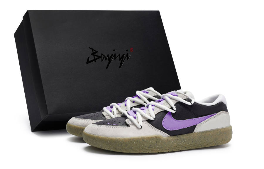 Nike Nike SB Force 58 811 Manufacturing, Water Wood Mingse Purple, Special Shoe Box Slip Resistant Abrasion Resistant