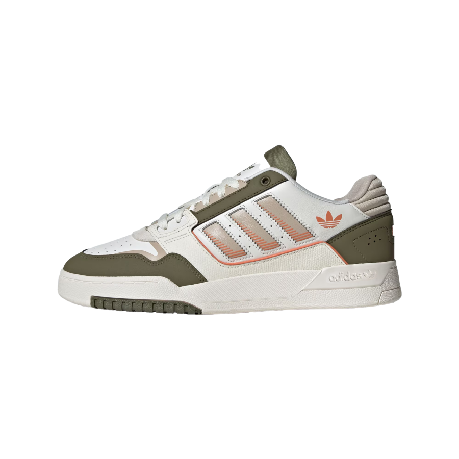 Adidas Originals Drop Step 2.0 Abrasion Resistant Low top Skateboard Shoes Unisex Dark Olive Green