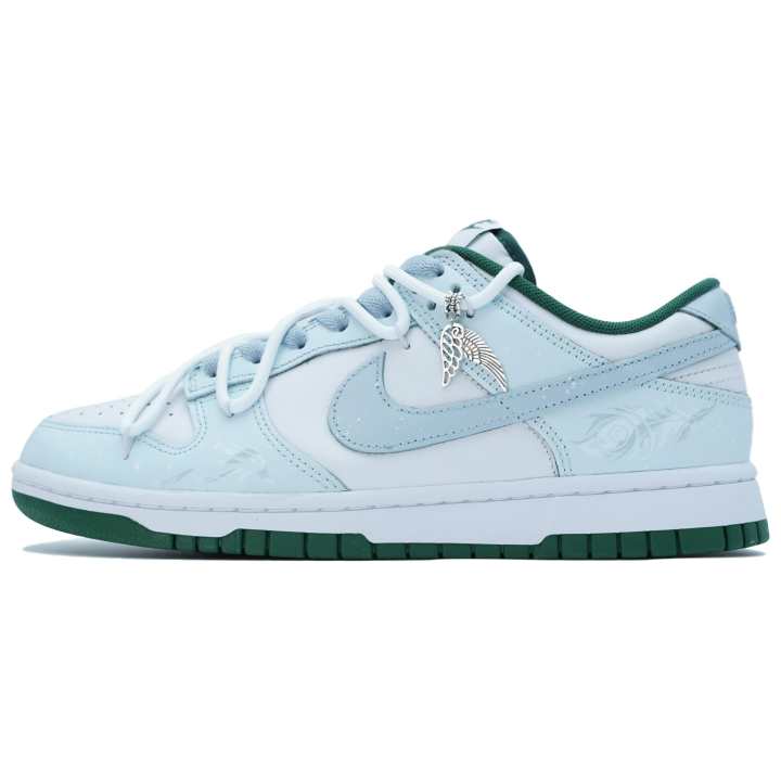 Nike Nike Dunk Azure Sky Flying Feather, Breeze Wings Abrasion Resistant Abrasion Resistant Low top Skateboard Shoes Unisex