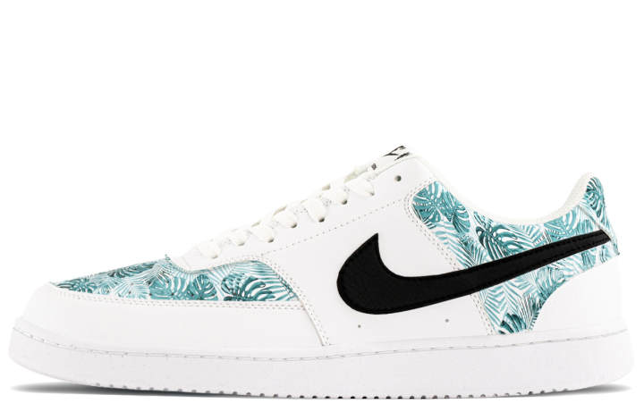 Nike Nike Court Vision 1 NikeCV1 Leather Cushioning Low top Skateboard Shoes Men's Blue White