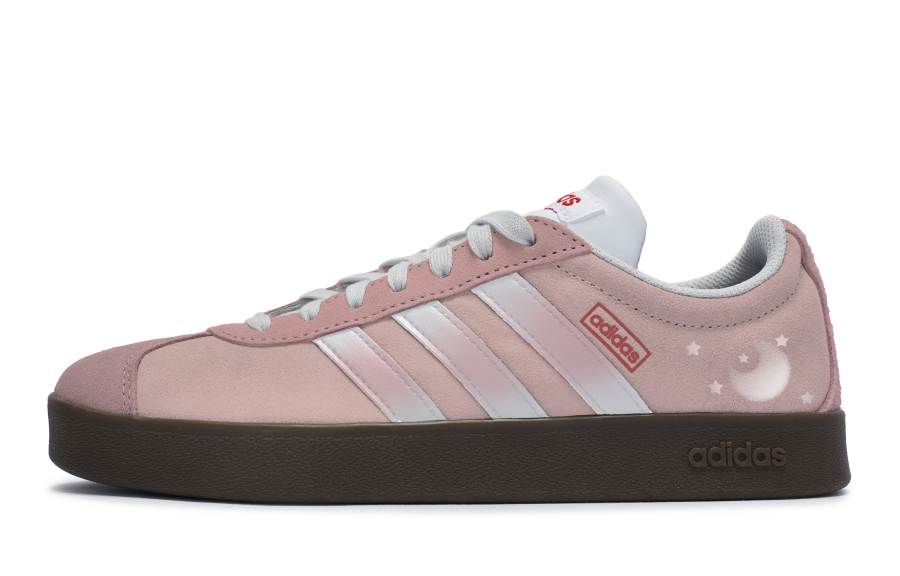 Adidas Neo Vl Court 811 Manufacturing, Star Moon Fairy Tale Low top Skateboard Shoes Unisex Pink Silver