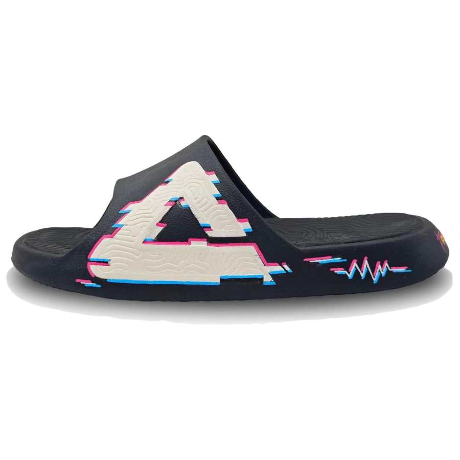 PEAK State Pole Abrasion Resistant Cushioning Quiet Abrasion Resistant Cushioning Quiet Slide Slippers Unisex Black