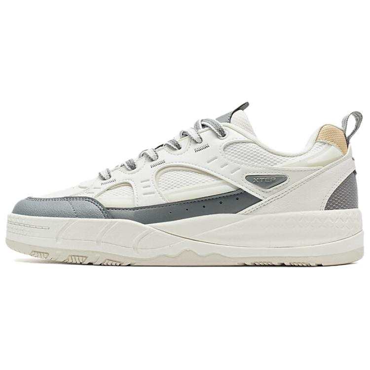 XTEP XTEP Low top Skateboard Shoes Men's Gray White