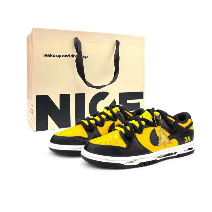 Nike Nike Dunk Spring Summer Bumblebee Minimalist Style Versatile Campus Style Couple Spring Outing Commute Running
