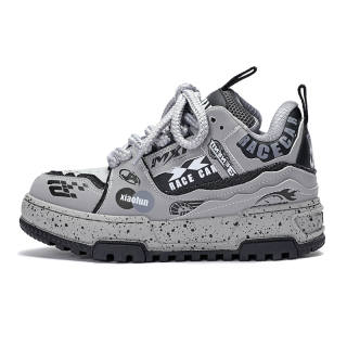 X·LUN Highway Race Cow Leather Slip Resistant, Abrasion Resistant, Height Increasing