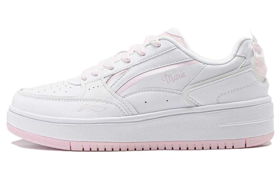Li-Ning Li Ning x Disney Cheese Marie Cat, Fashion Versatile Shiro Shoes, Rebound Platform Height Increasing Comfortable
