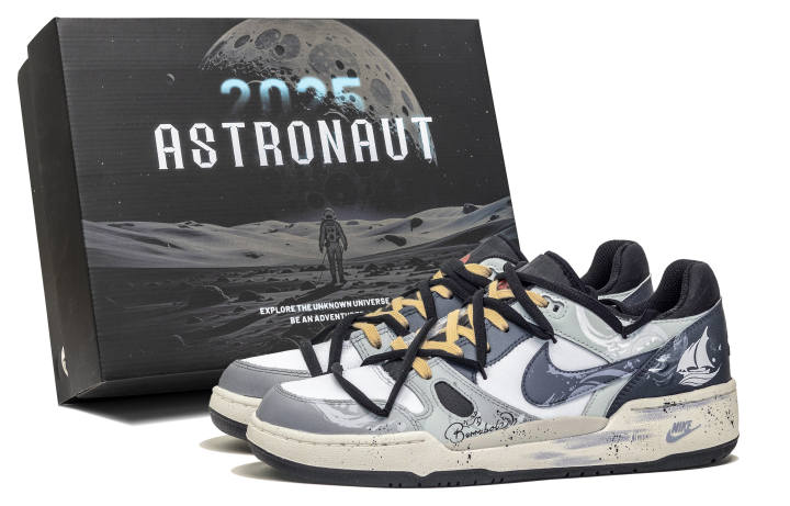 Nike Nike Full Force Great Journey West, Island Sailboat, Special Shoe Box Abrasion Resistant Low top Skateboard Shoes Men's