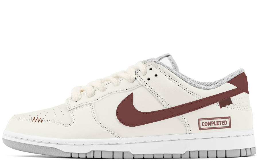 Nike Nike Dunk Lightweight Height Increasing Low top Skateboard Shoes Women's Ecru