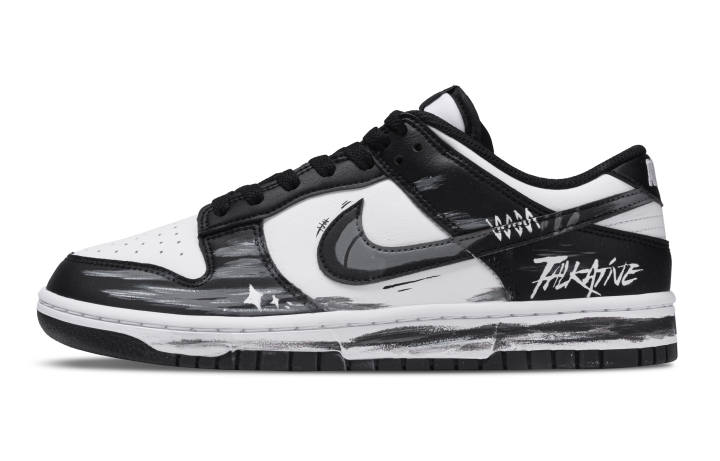Nike Nike Dunk Echoing Creation, Night Canvas Abrasion Resistant Abrasion Resistant Low top Skateboard Shoes Unisex Black