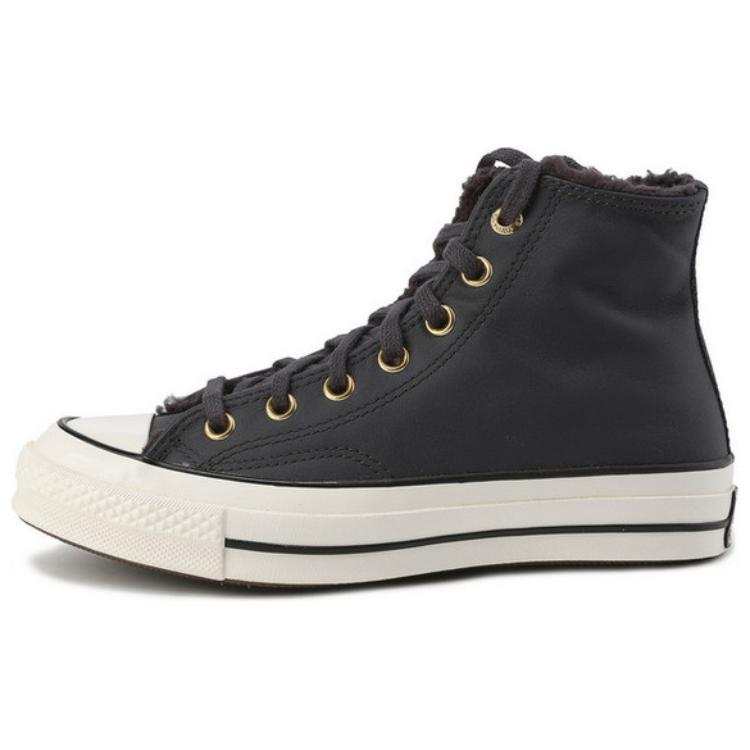 Converse 1970s Cow Leather High top Skateboard Shoes Unisex Black