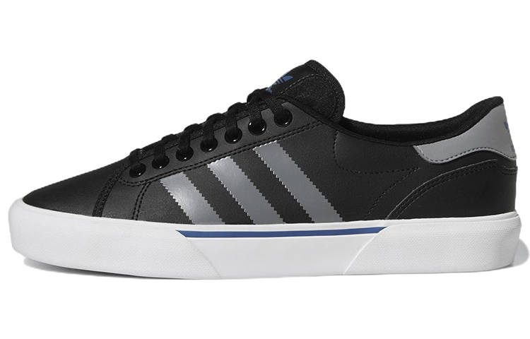 Adidas Originals Abaca Casual Slip Resistant Abrasion Resistant Low top Skateboard Shoes Unisex Black Gray