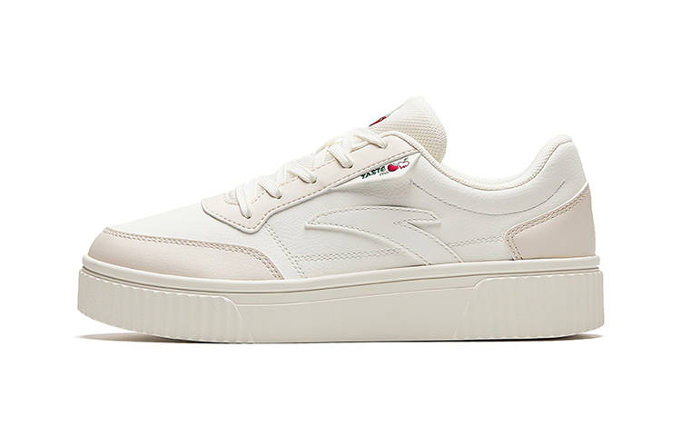 Anta Life Collection Cookie Shoes Cherry Lightweight Low top Skateboard Shoes Women's White Beige
