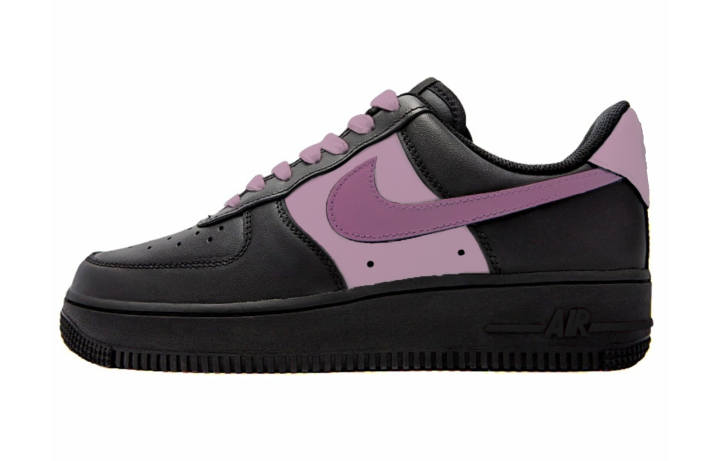 Nike Nike Air Force 1 Casual, Summer Raspberry Low top Skateboard Shoes Unisex Black