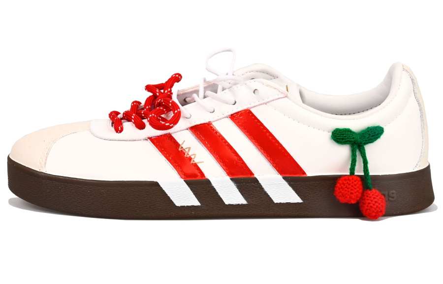 Adidas Adidas VL COURT 2.0 Cherry Mousse Vlad Low top Skateboard Shoes Unisex White Red