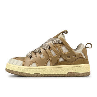 OHJC Low top Skateboard Shoes Unisex Beige Brown