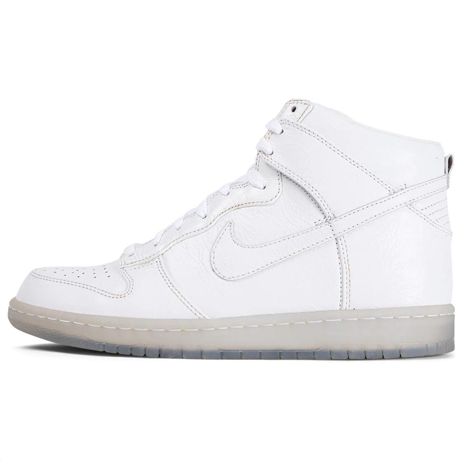 Nike Nike Dunk High Slip Resistant Abrasion Resistant High top Skateboard Shoes Men's White