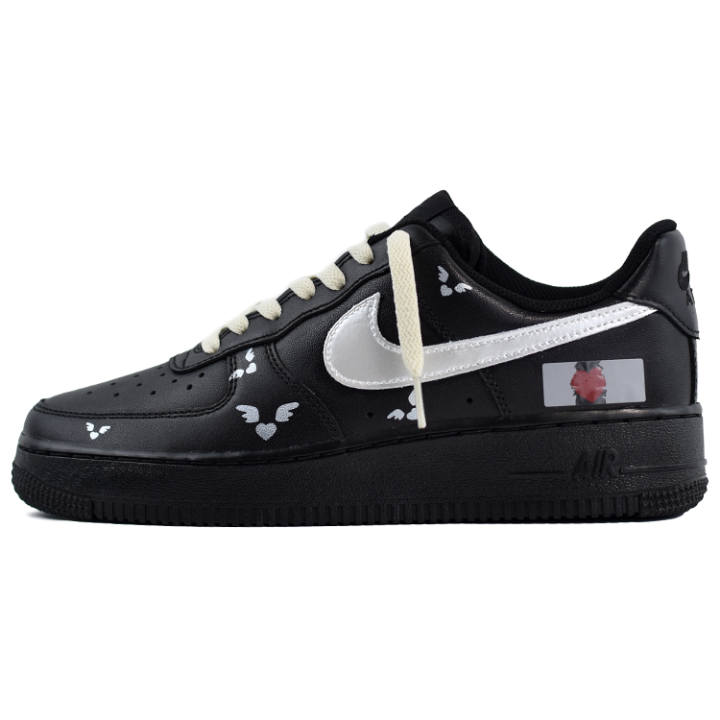 Nike Nike Air Force 1 Heart Scratch Card Slip Resistant Abrasion Resistant Slip Resistant Abrasion Resistant Low top