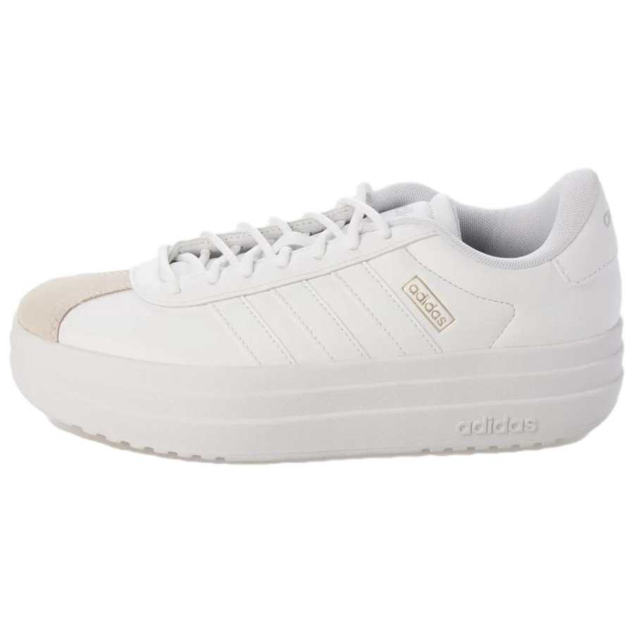 Adidas Adidas VL Court Bold Slip Resistant Abrasion Resistant Low top Skateboard Shoes Unisex White