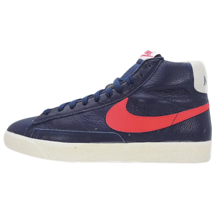Nike Nike Blazer High Slip Resistant Abrasion Resistant Mid top Skateboard Shoes Unisex Blue