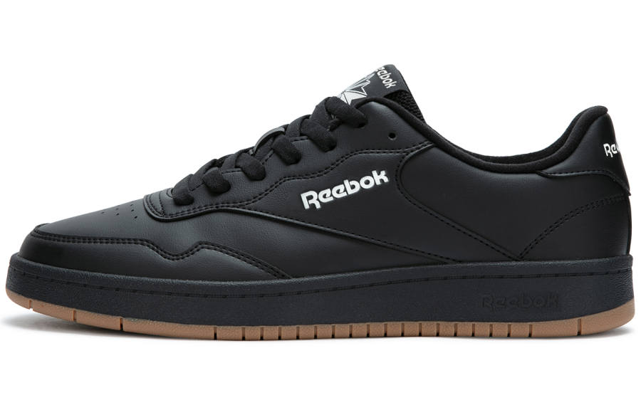 Reebok COURT 1000 Abrasion Resistant Low top Skateboard Shoes Unisex Black Warrior
