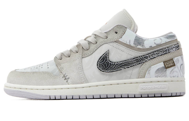 Jordan Jordan Air Jordan 1 LOW Panda Prank CNY Dragon Soaring, Achieving Perfection Comfortable