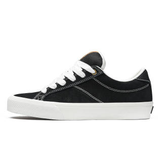 GOLUCK Bear Collection Suede Low top Skateboard Shoes Unisex Black White
